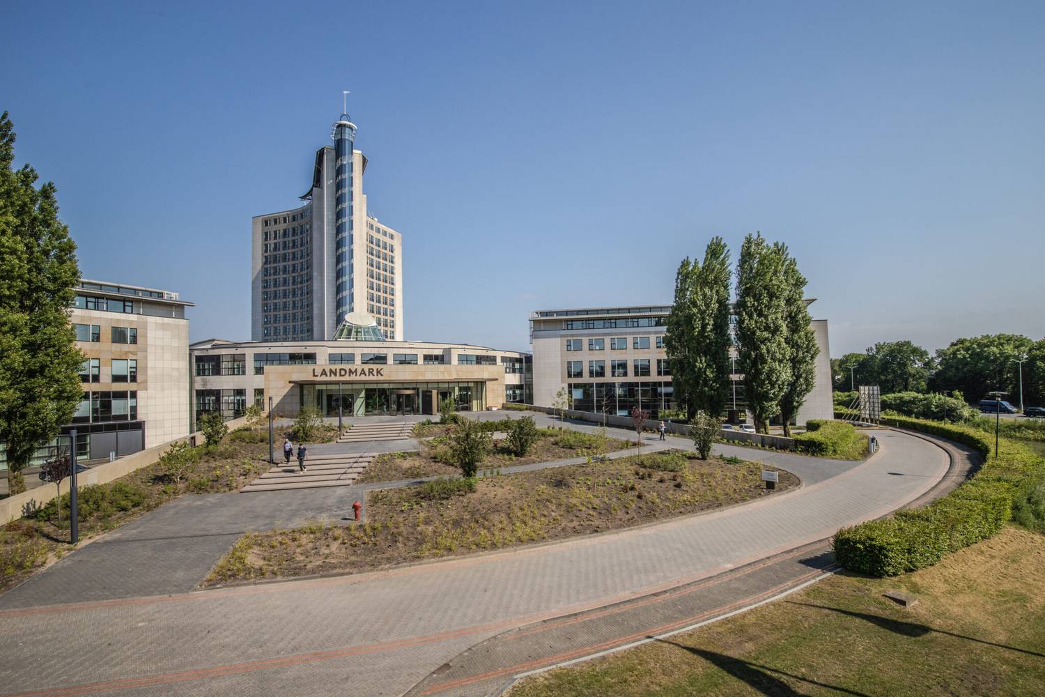 Het Landmark-gebouw aan de Rijksweg-West in Arnhem, thuisbasis van DACON