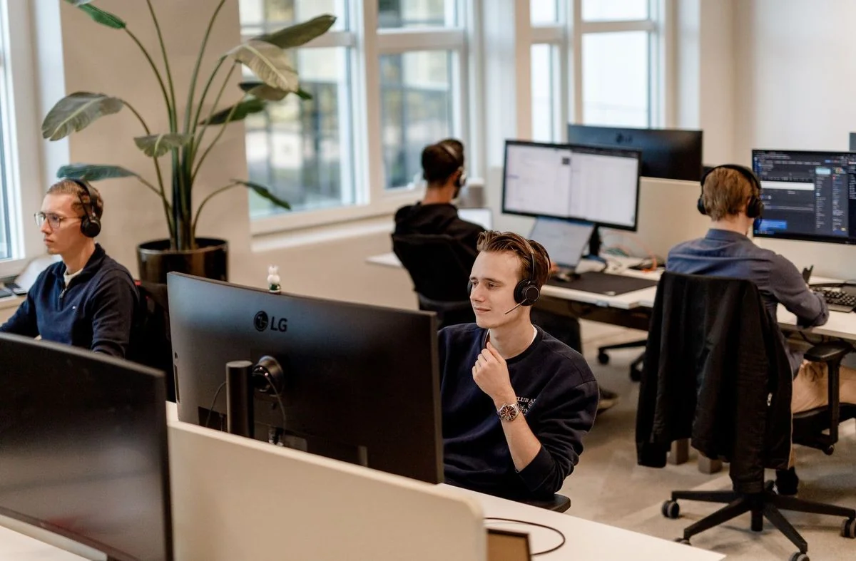 De servicedesk van DACON aan het werk